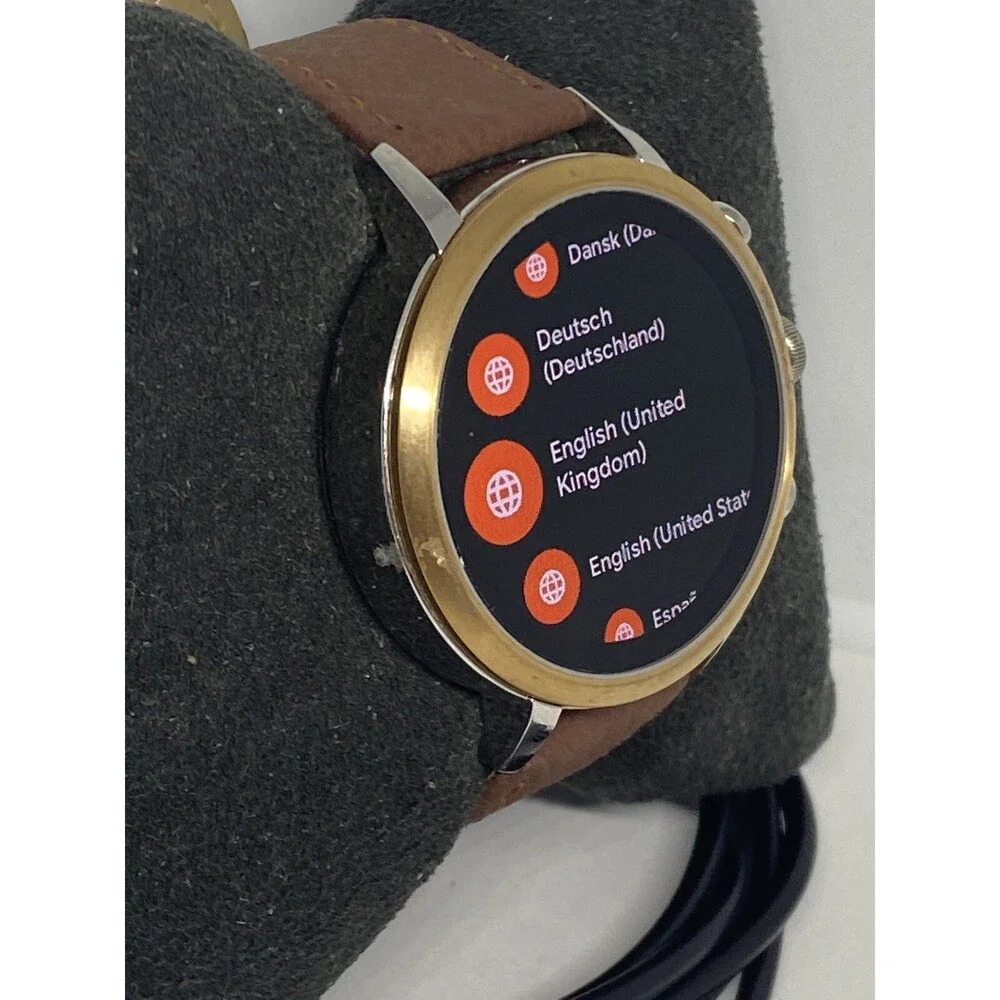 Fossil Gen 4 Authentic Digital Dial Smart Watch Custom Band FTW6016 AB514